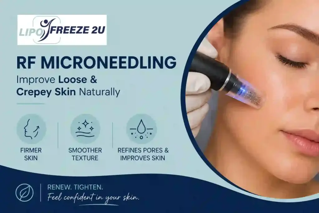 Can RF Microneedling Help Improve Loose and Crepey Skin Somerset?